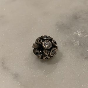 Dotted Pandora charm